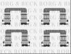 BORG & BECK BBK1537 Accessory Kit, disc brake pads